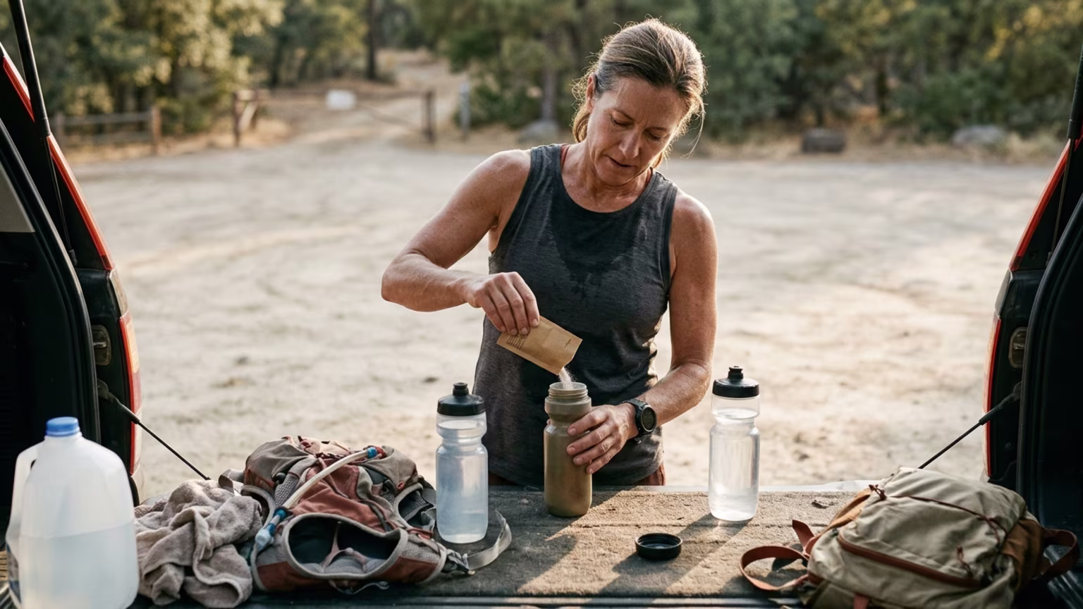 Choosing Between Plain Water and Mineral Supplement Drinks Based on Total Workout Time