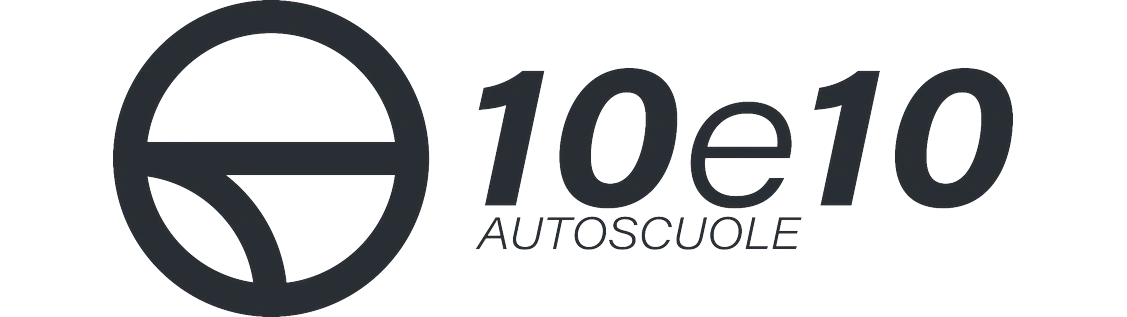 Logo Autoscuola Dieci e Dieci 10e10, autoscuola partner BRUM Academy a Borgaro Torinese