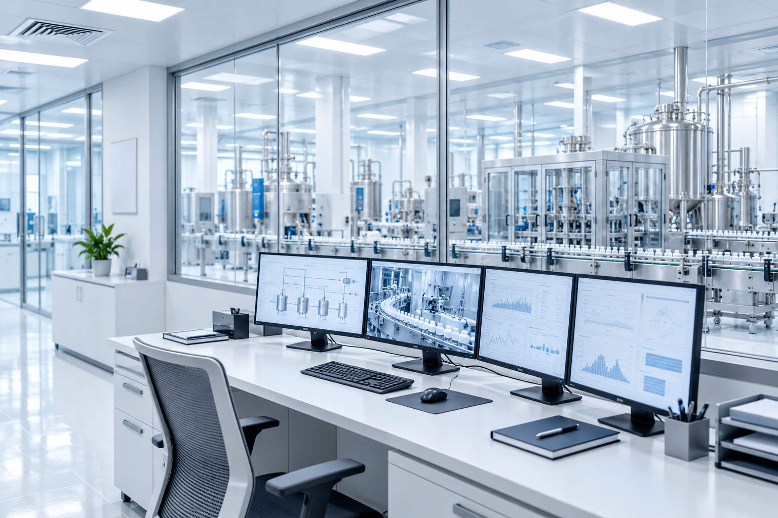 image of cutting-edge laboratory inside a space research facility