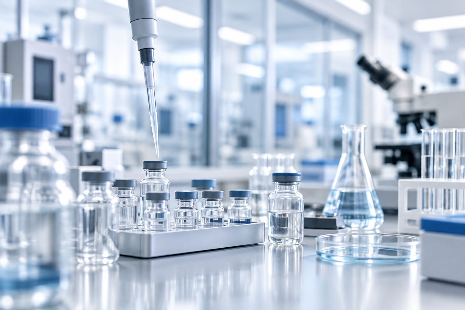 image of laboratory equipment (for a university)