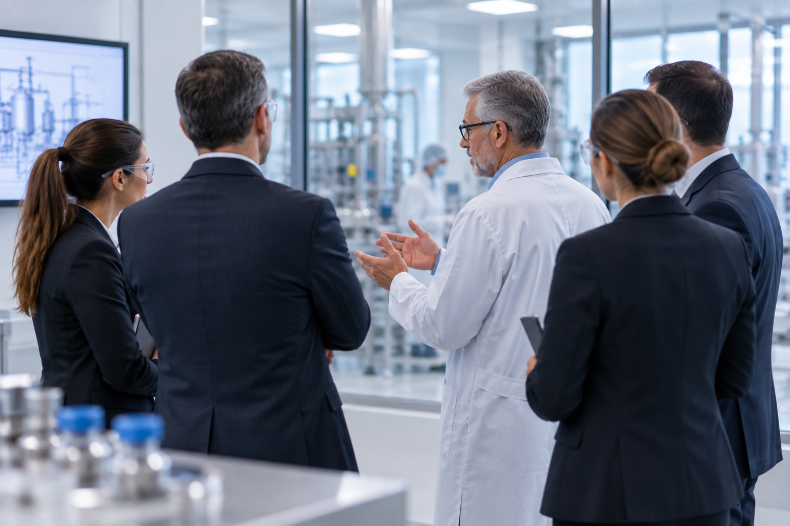 image of consulting firm executives in a meeting room