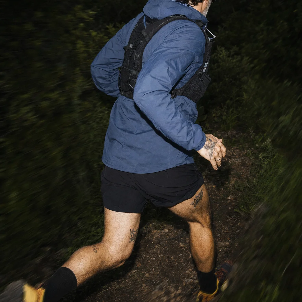 Member walking outdoors