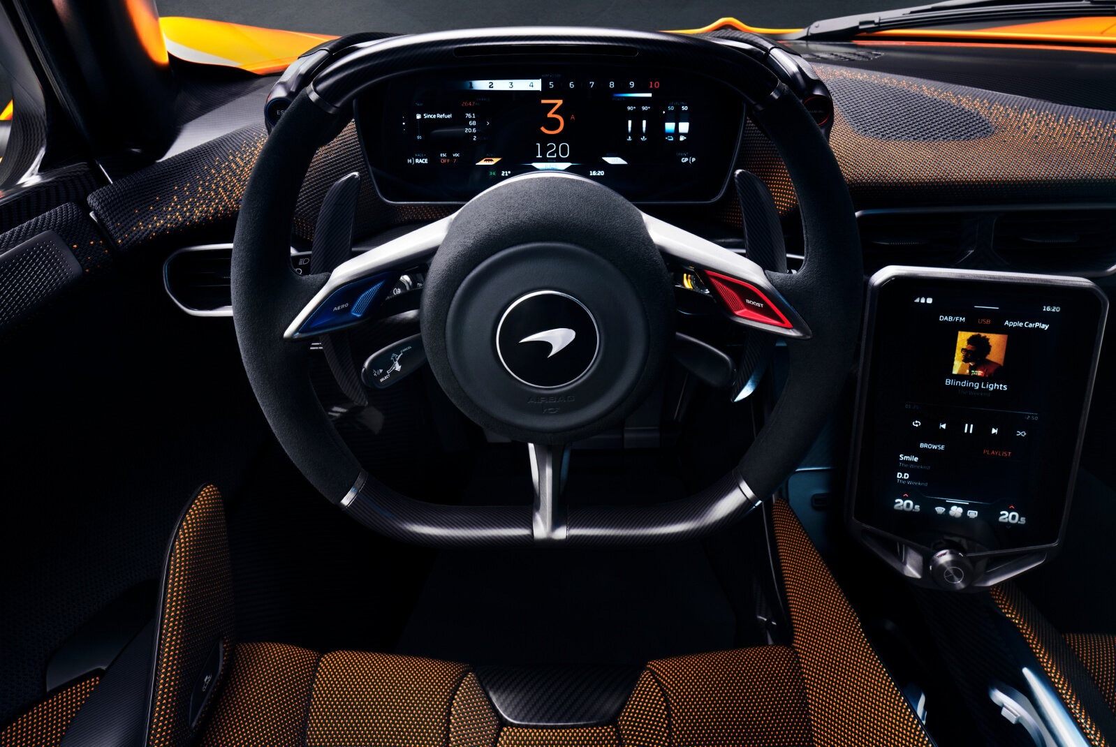 McLaren vehicle interior
