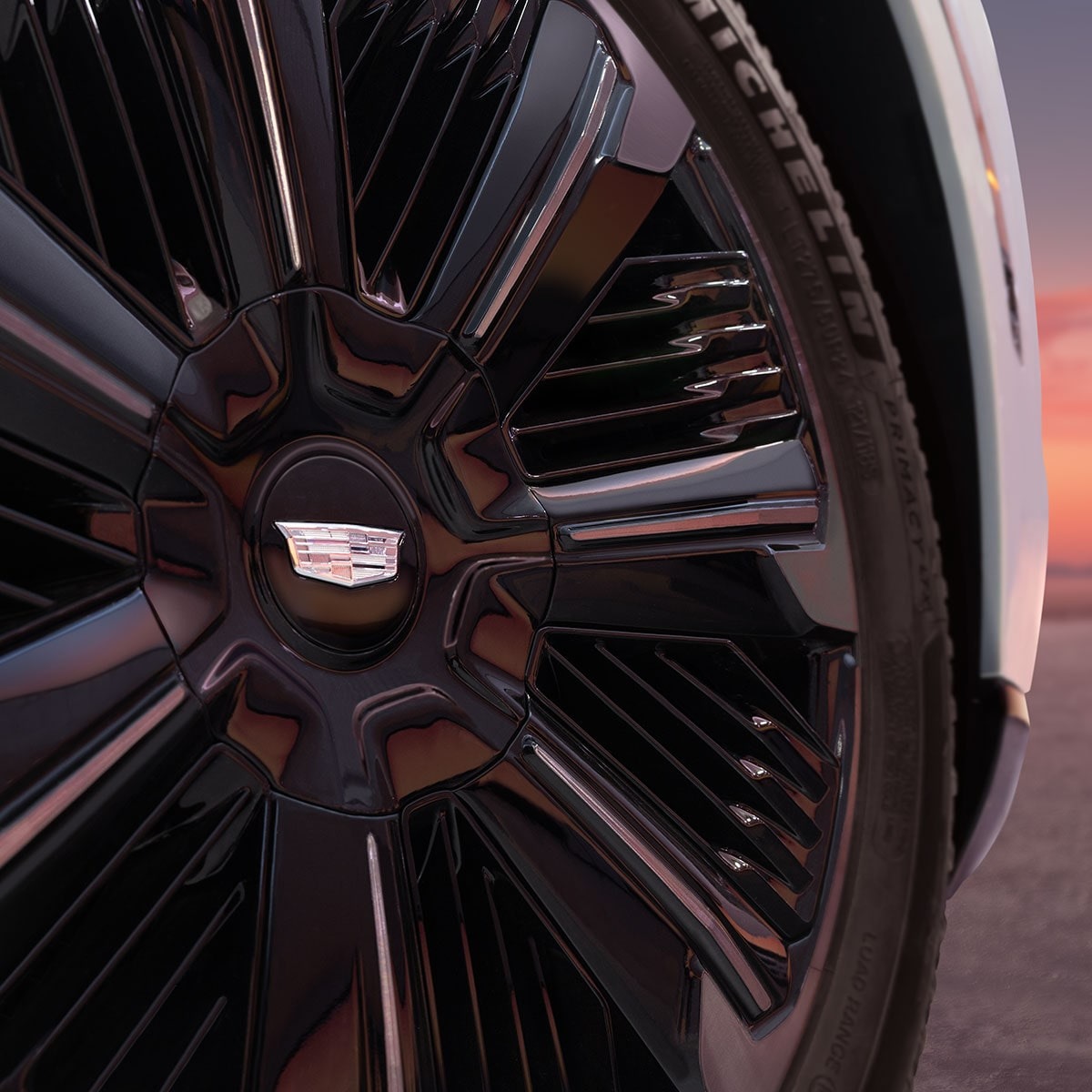 Cadillac wheel well