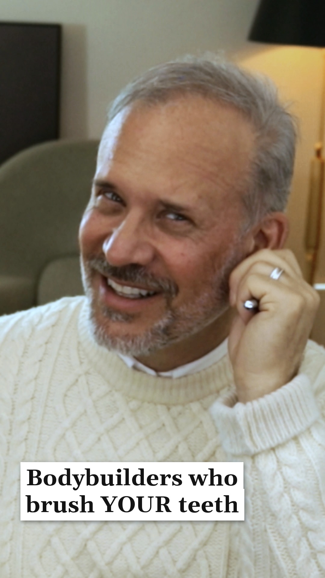 Play video: David Allison, Bodybuilders who brush YOUR teeth