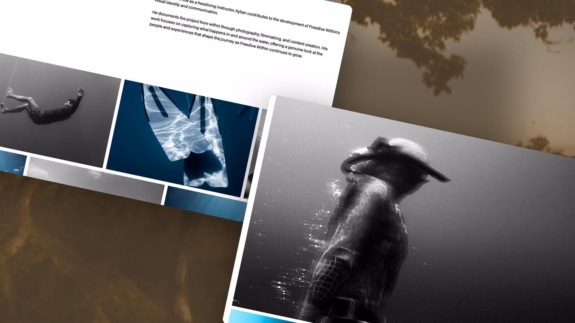 Kylian Roger, pages du site