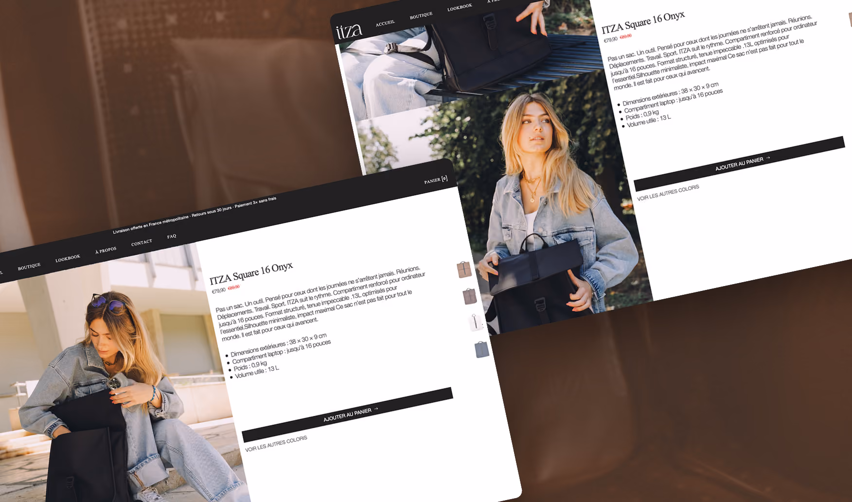ITZA, fiche produit sticky