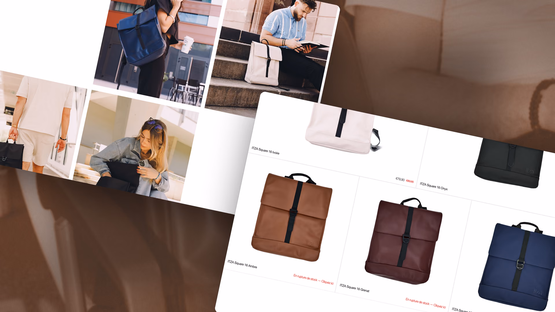 ITZA, pages du site