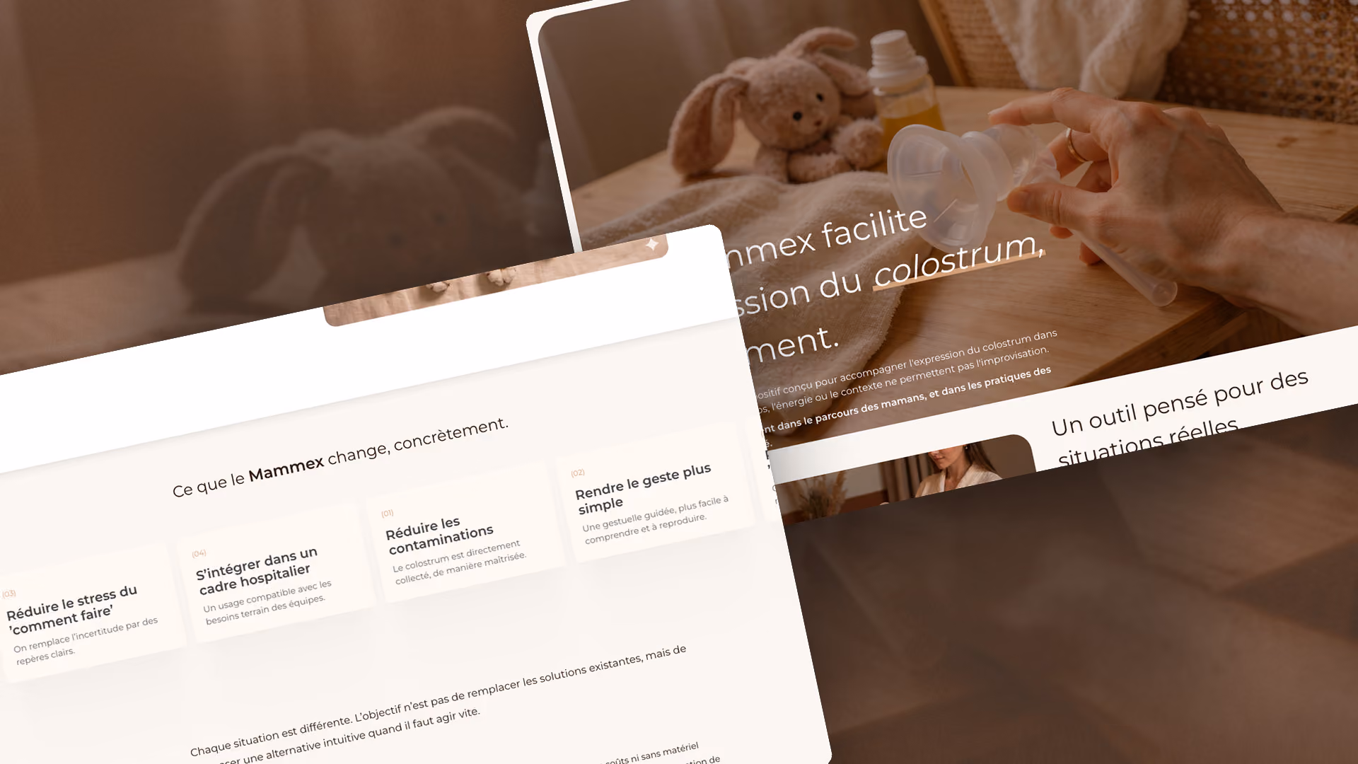 Eomaïa, pages du site