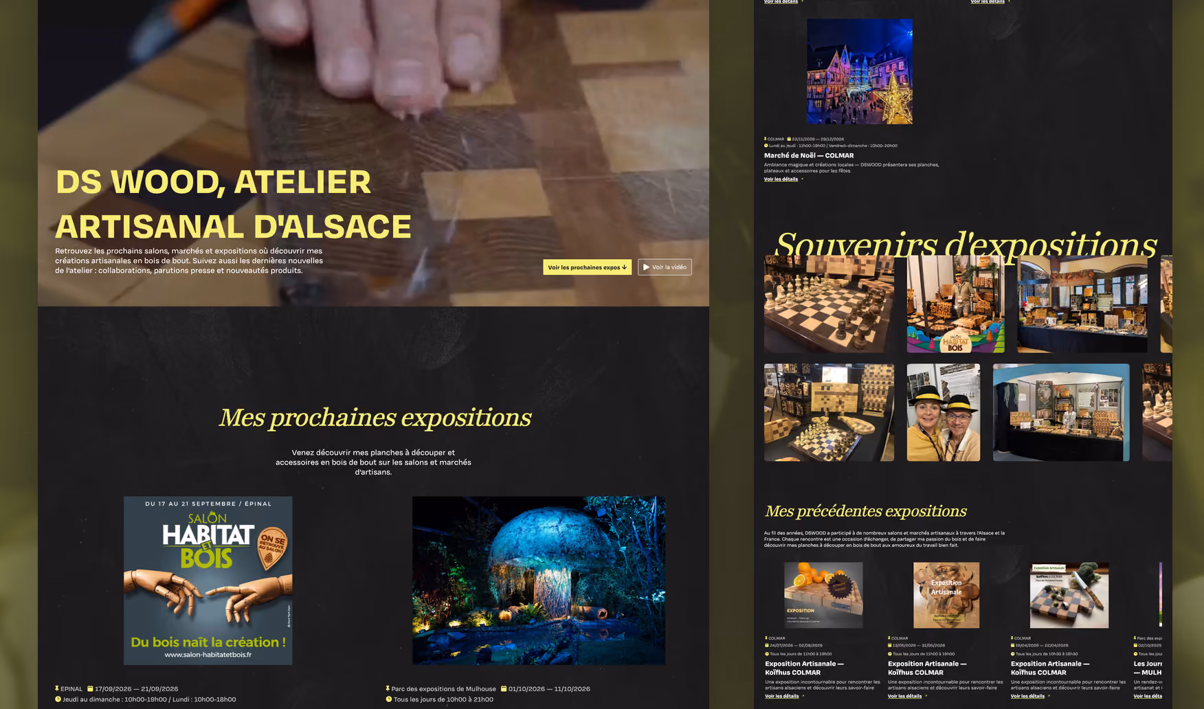 DS Wood, expositions