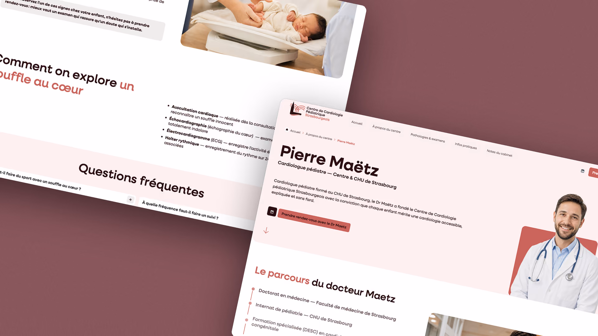 CCPS, pages du site