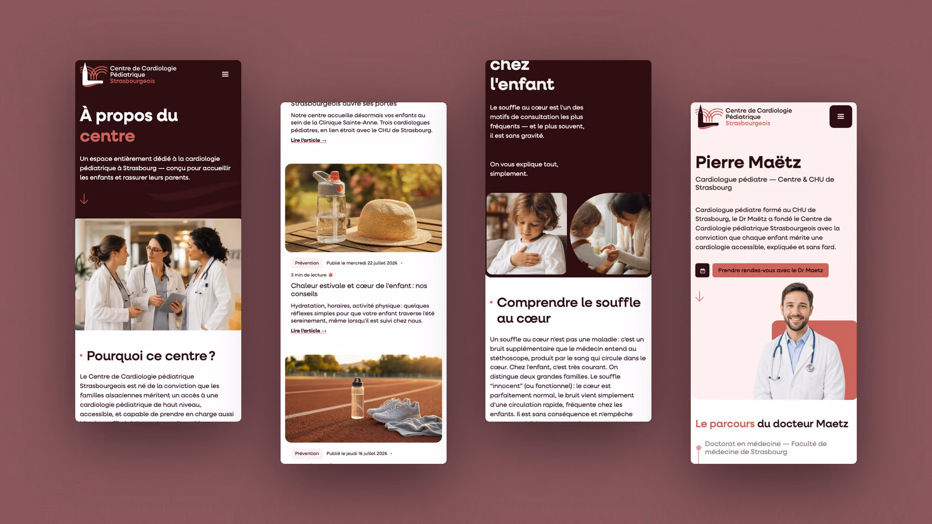 CCPS, pages en mobile