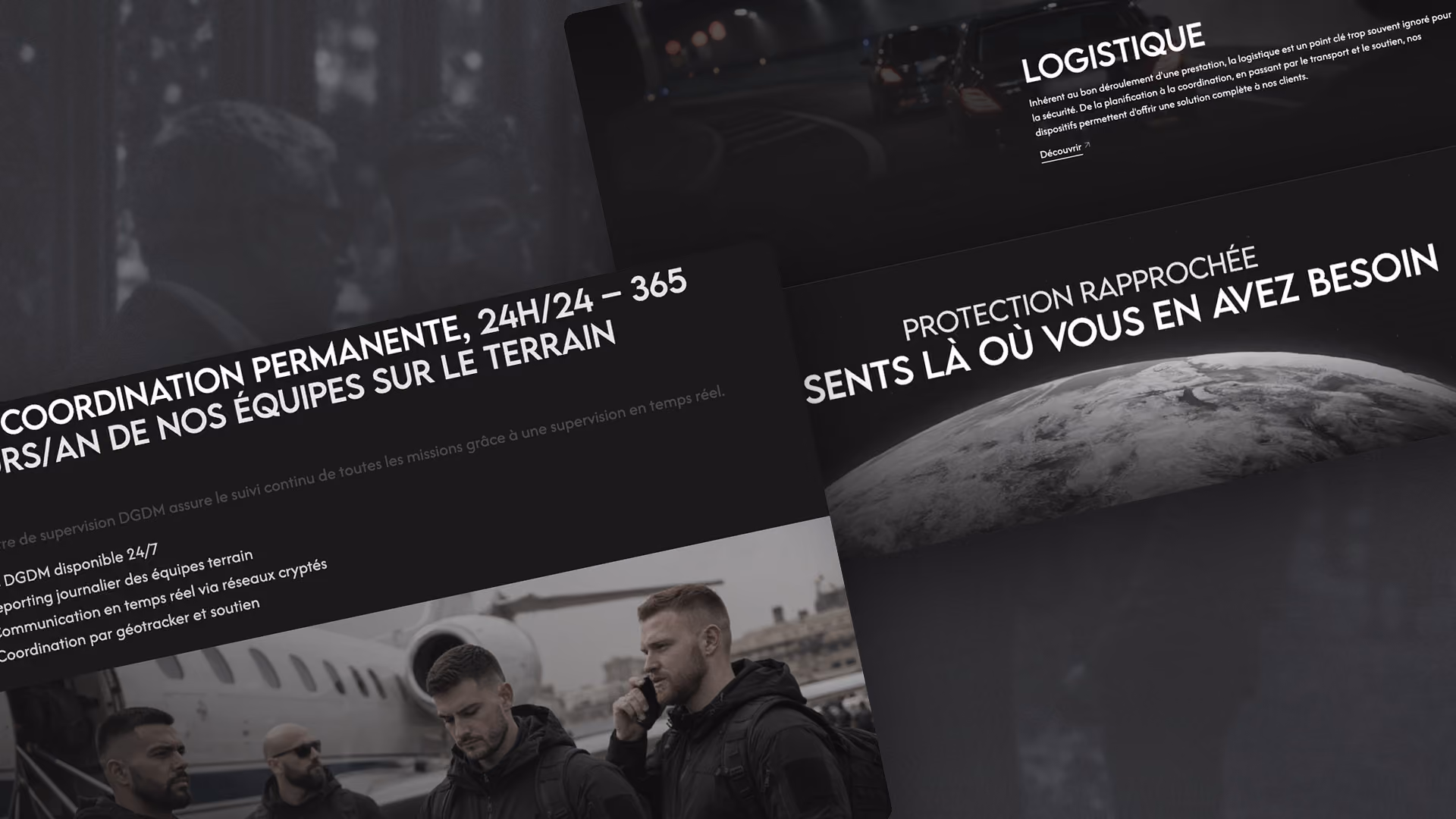 DGDM, pages du site