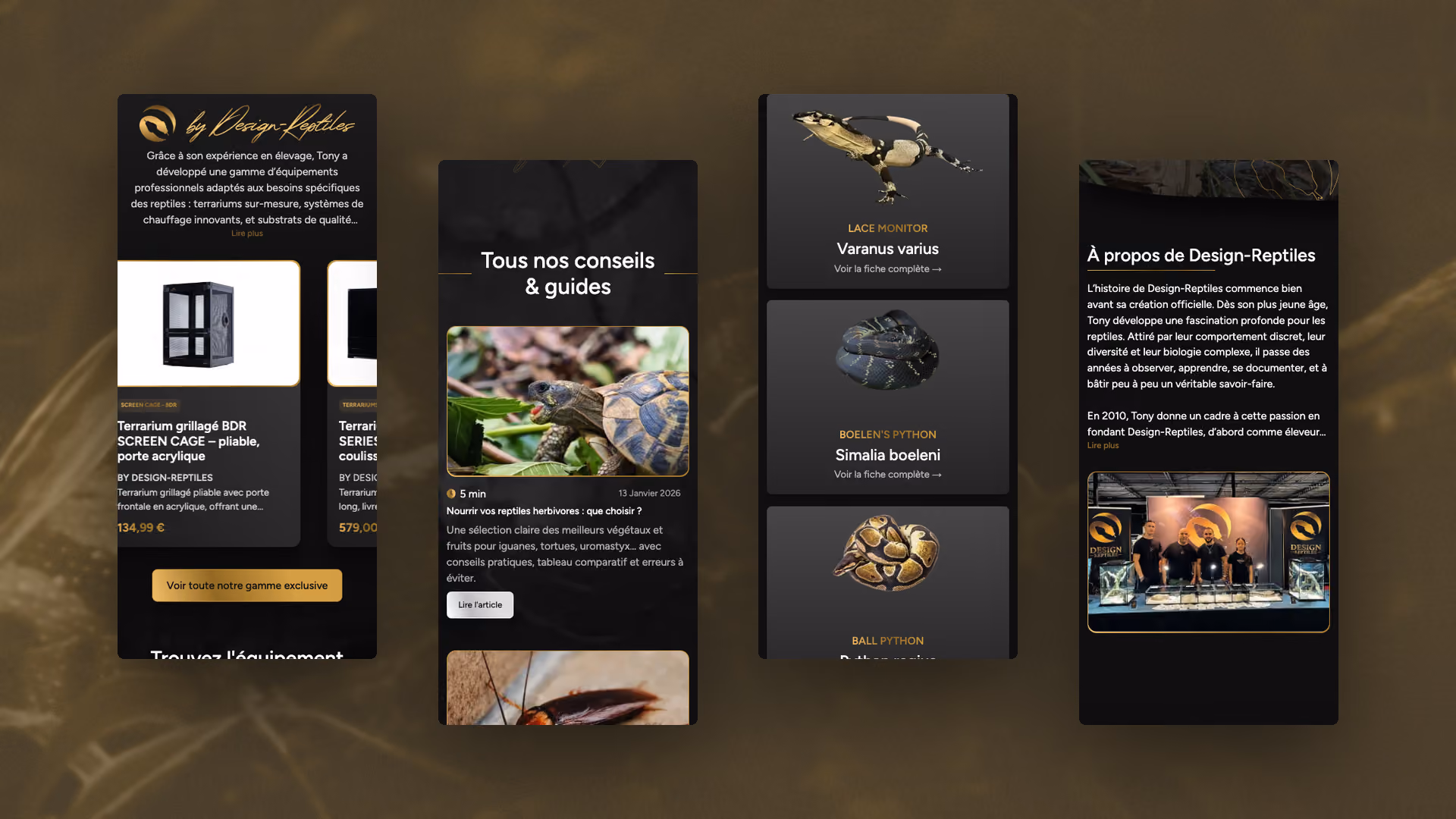 Design Reptiles, pleine 4