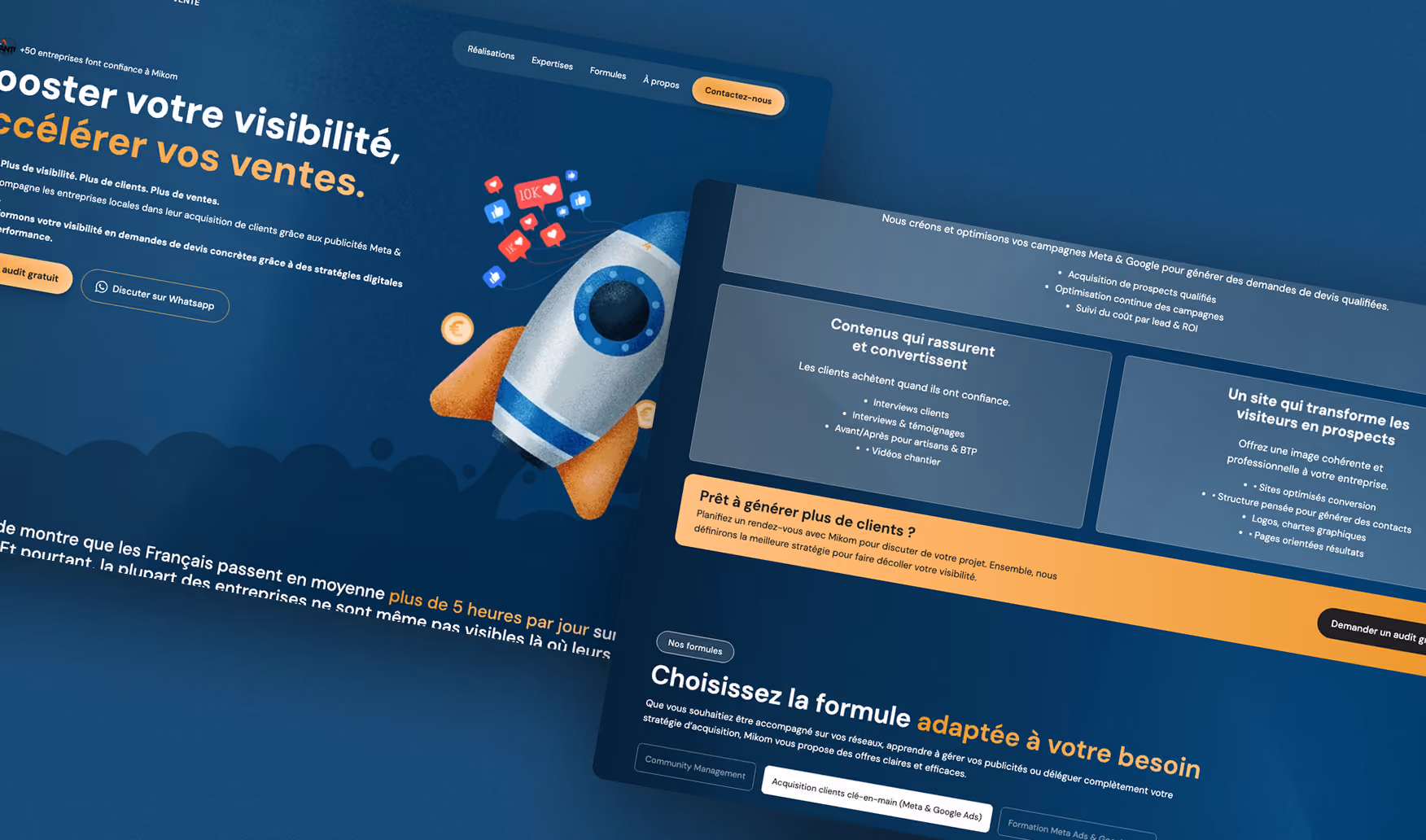 Mikom, construit 1