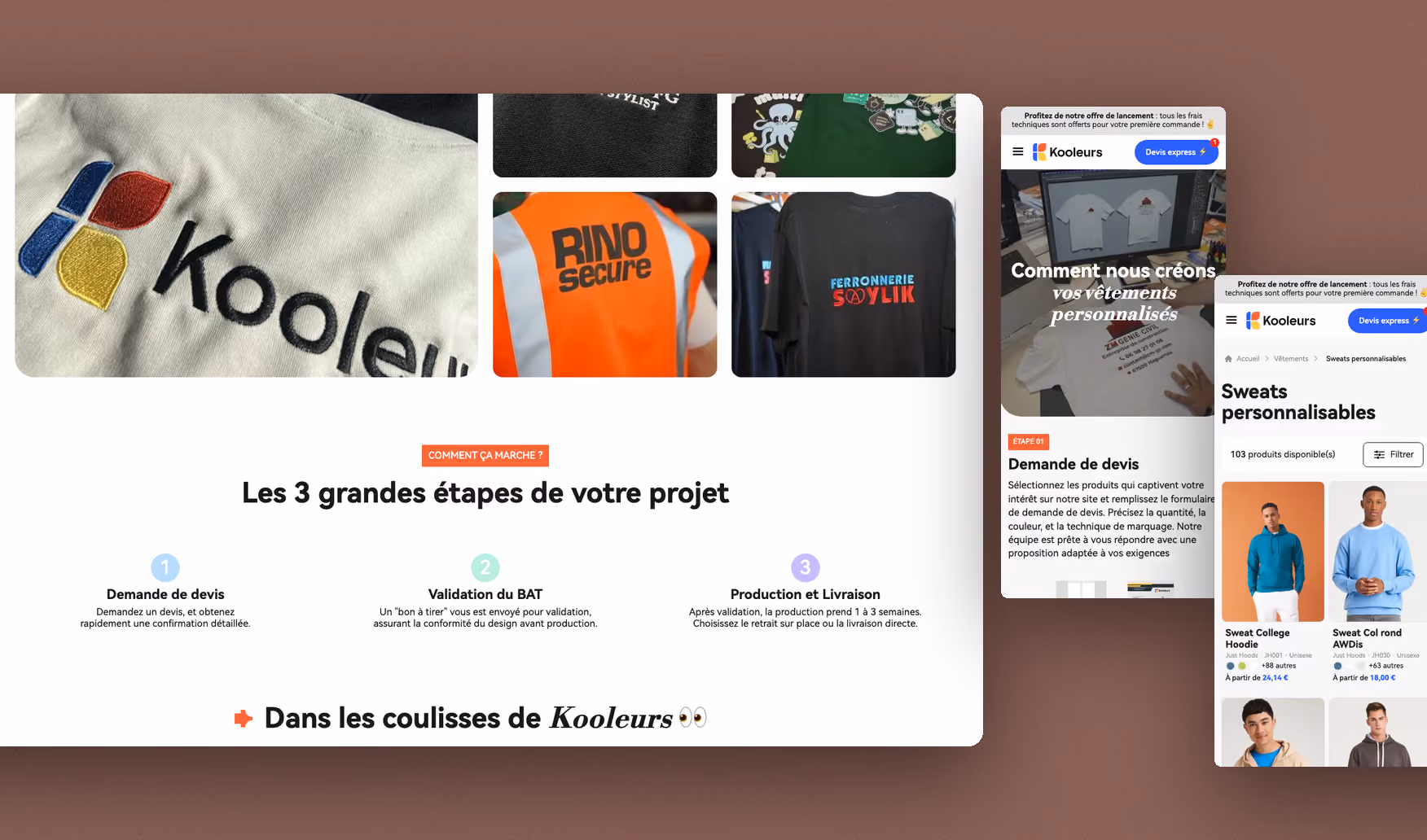 Kooleurs, construit 2