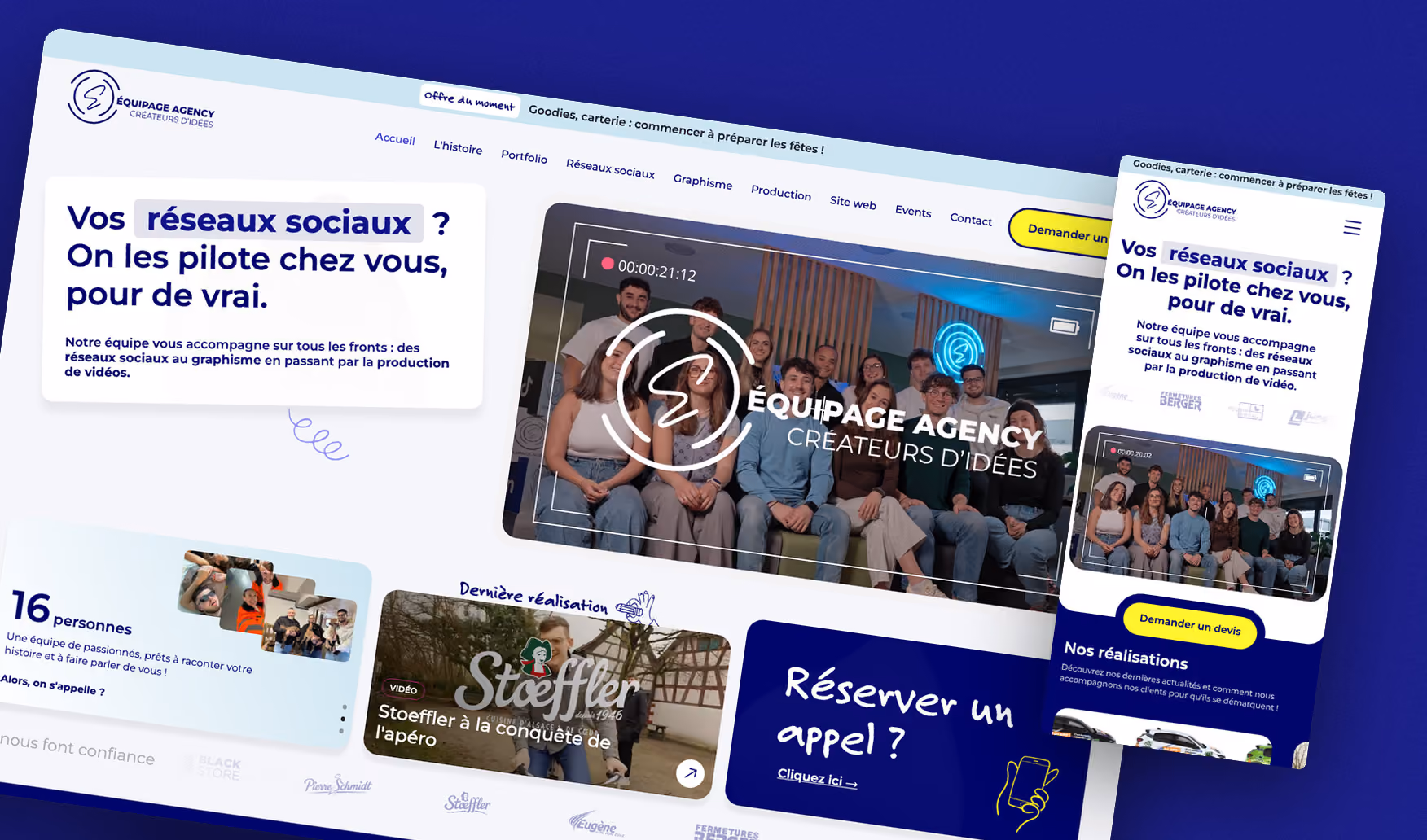 Équipage Agency, construit 2