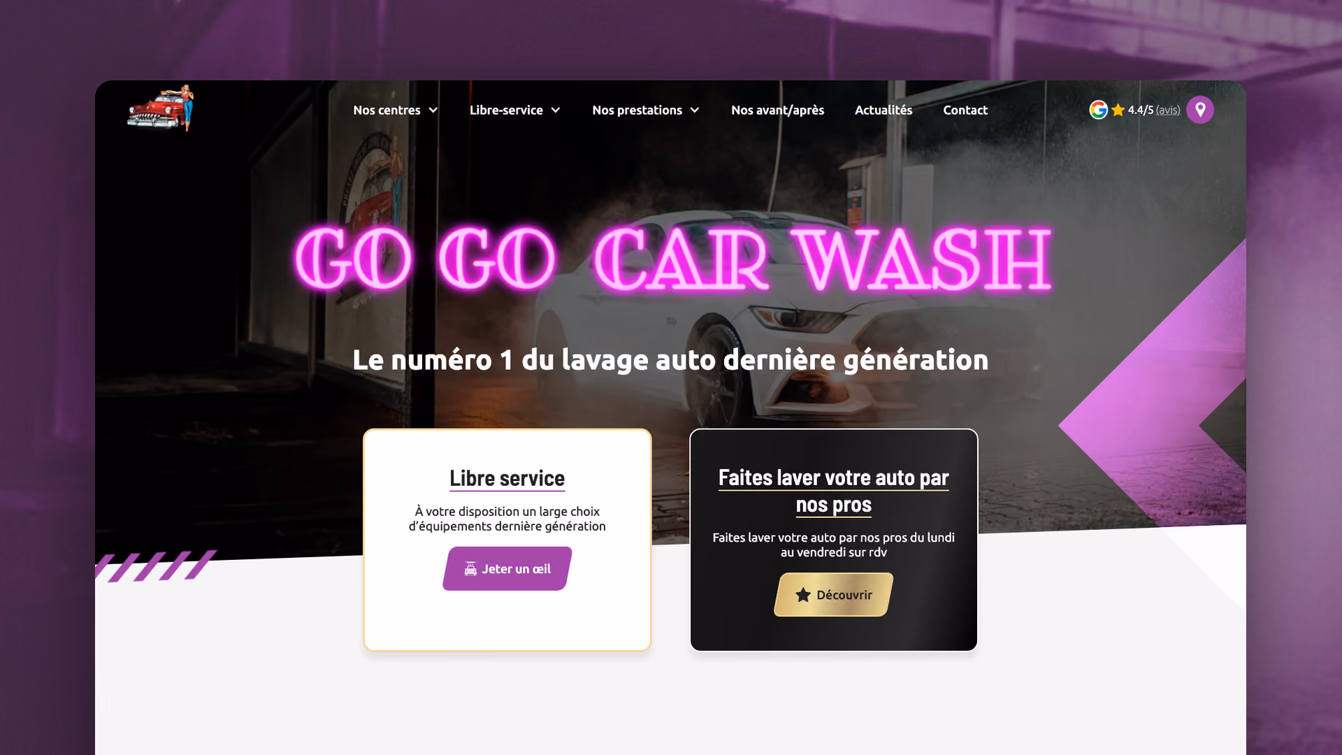 GoGoCarWash, pleine 1