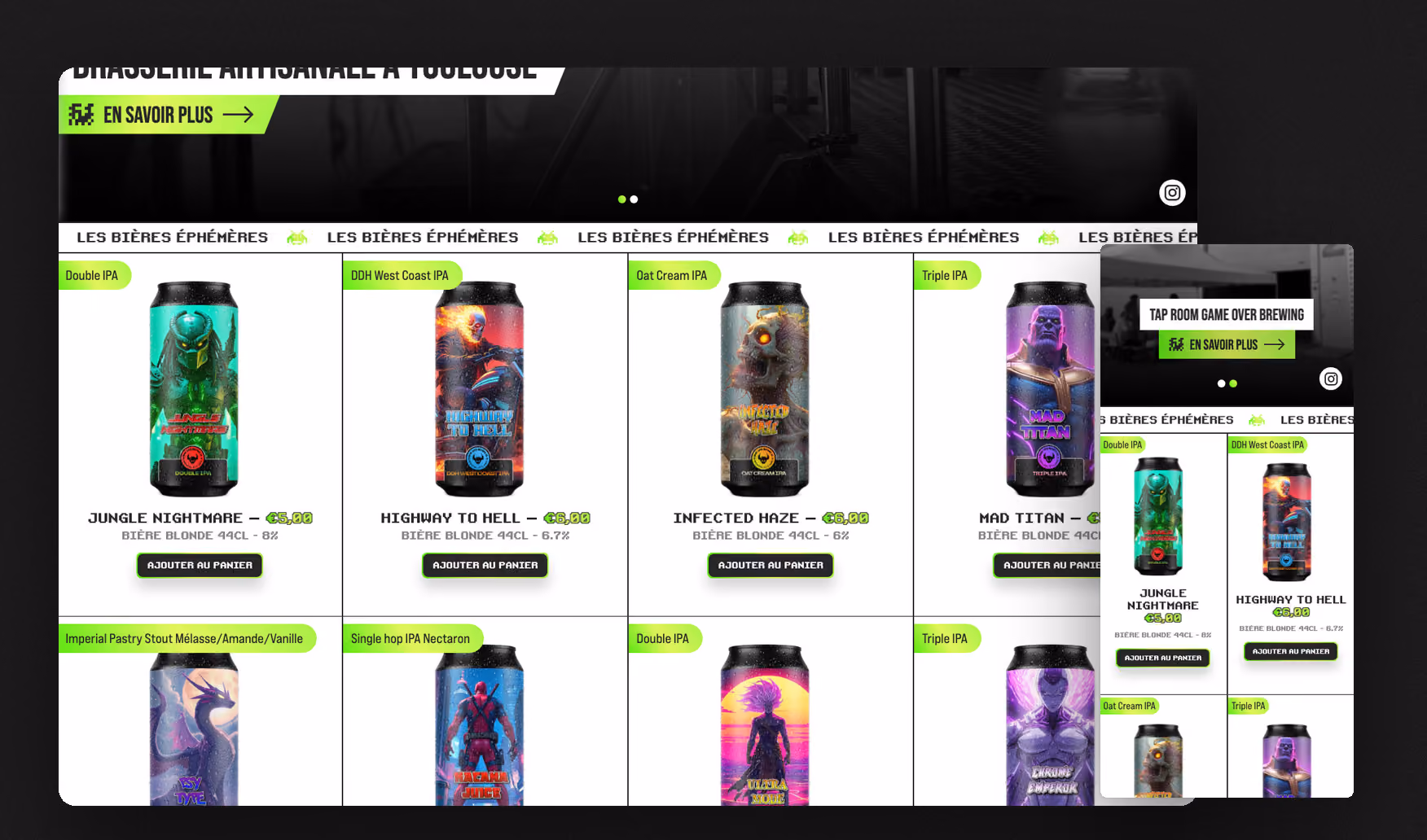 GameOverBrewing, construit 4