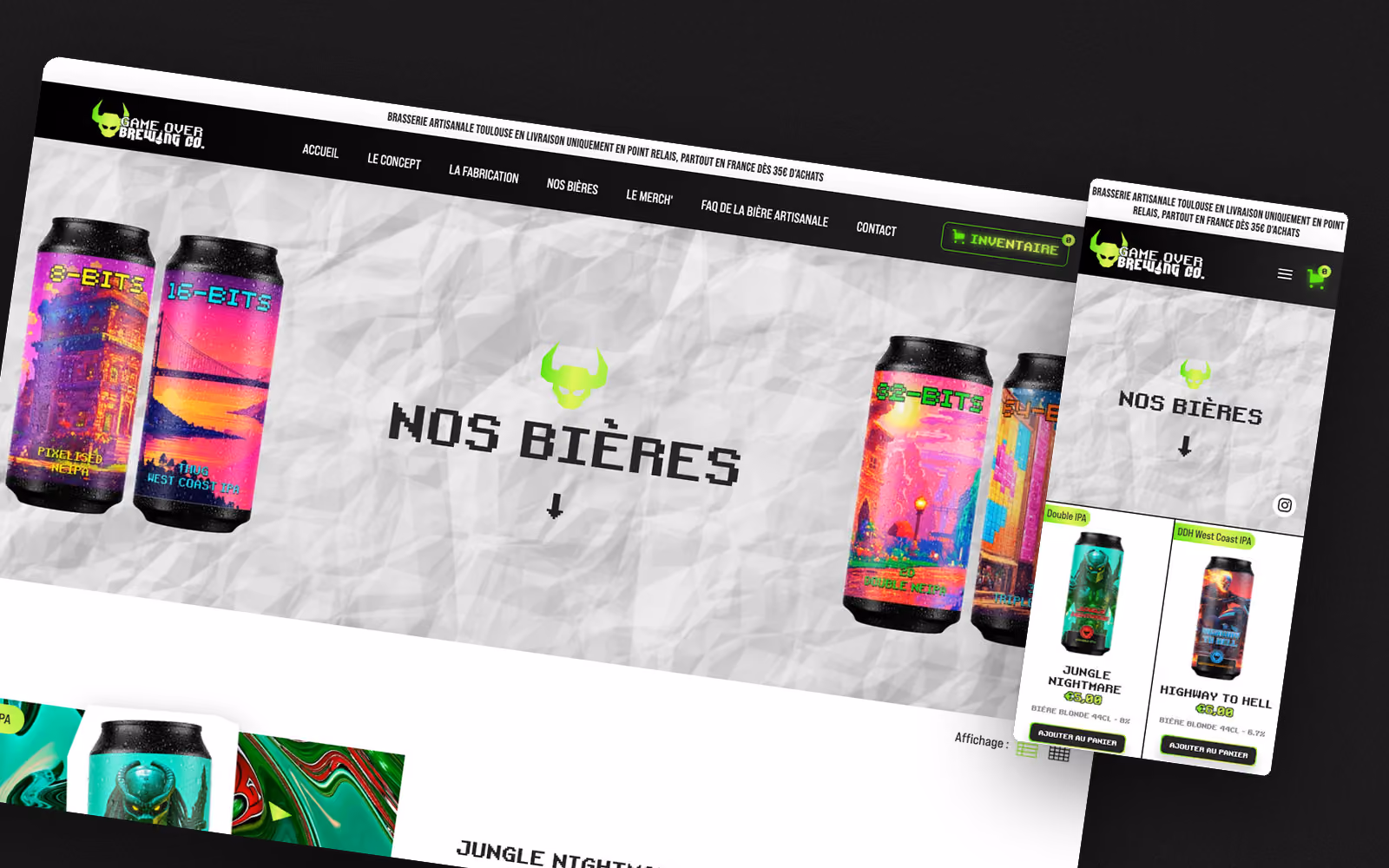 GameOverBrewing, galerie 1