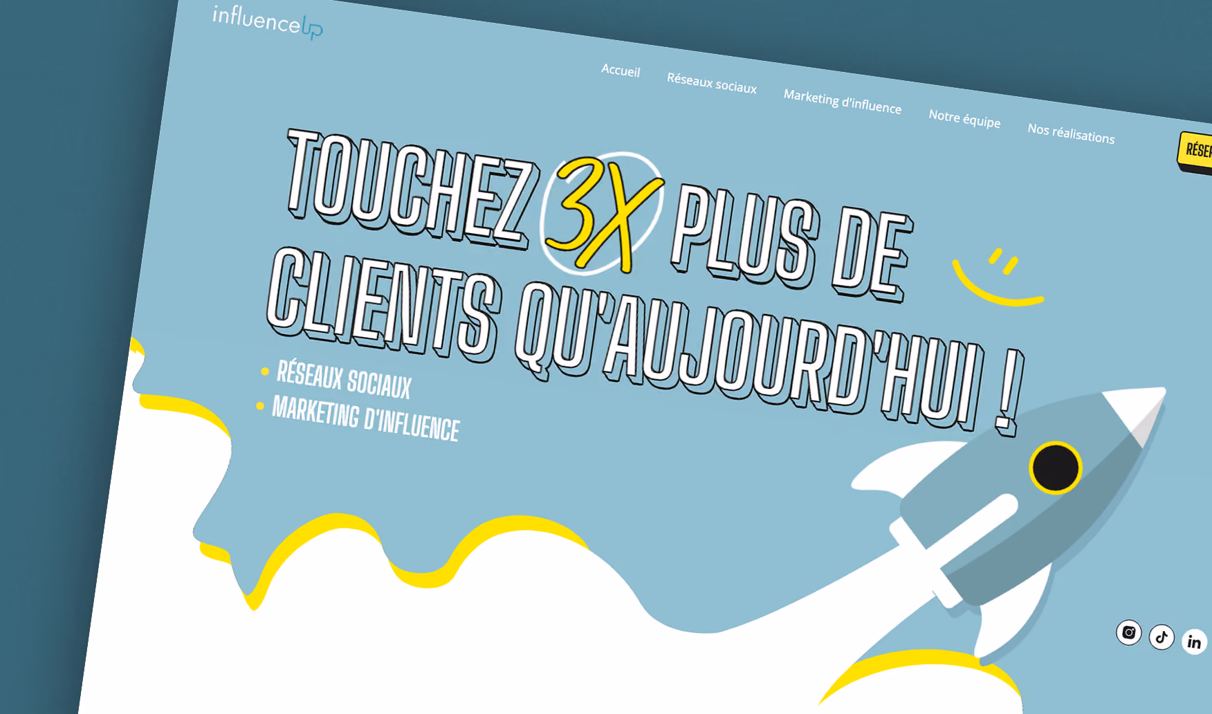 influenceUp, construit 1