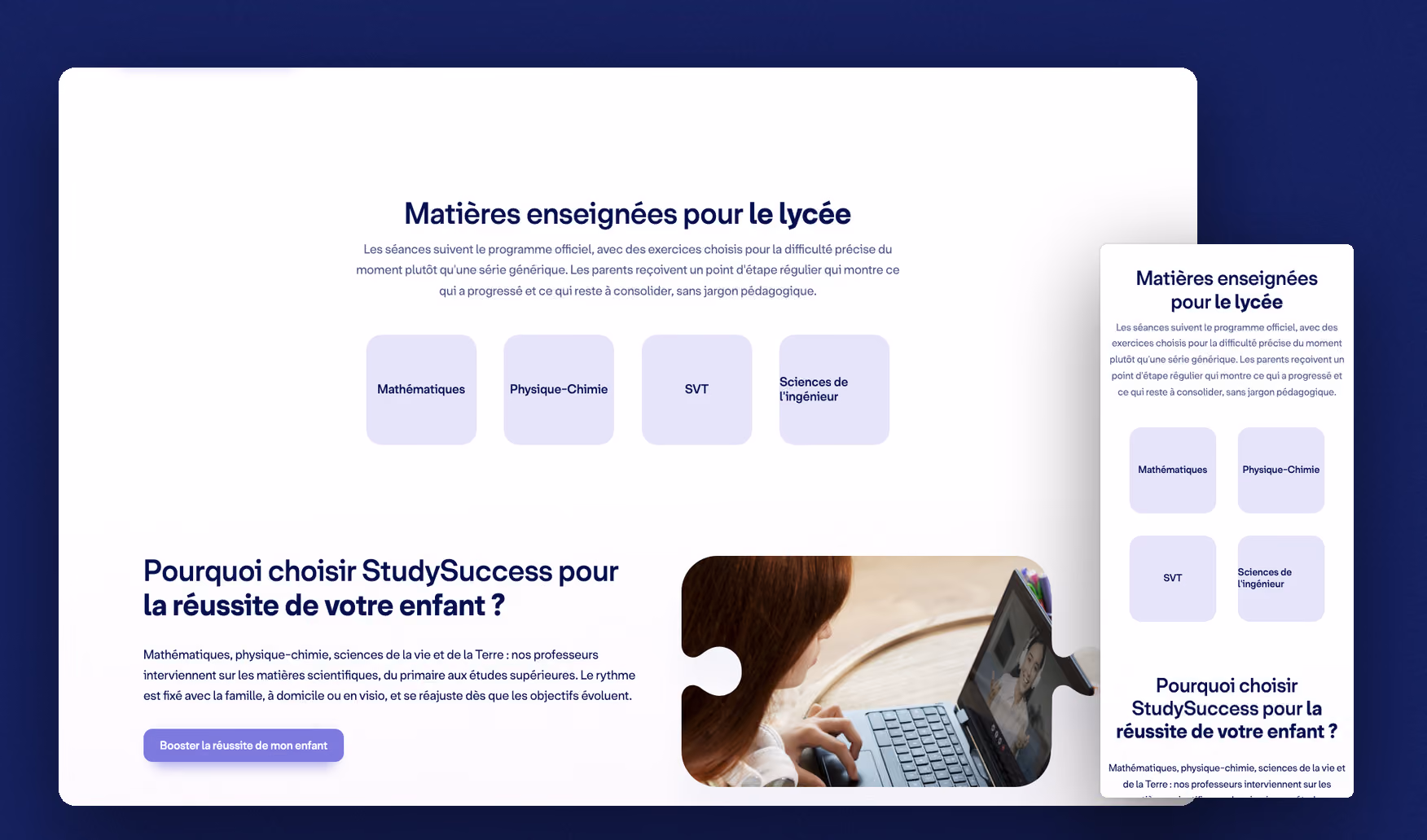 StudySuccess, construit 1
