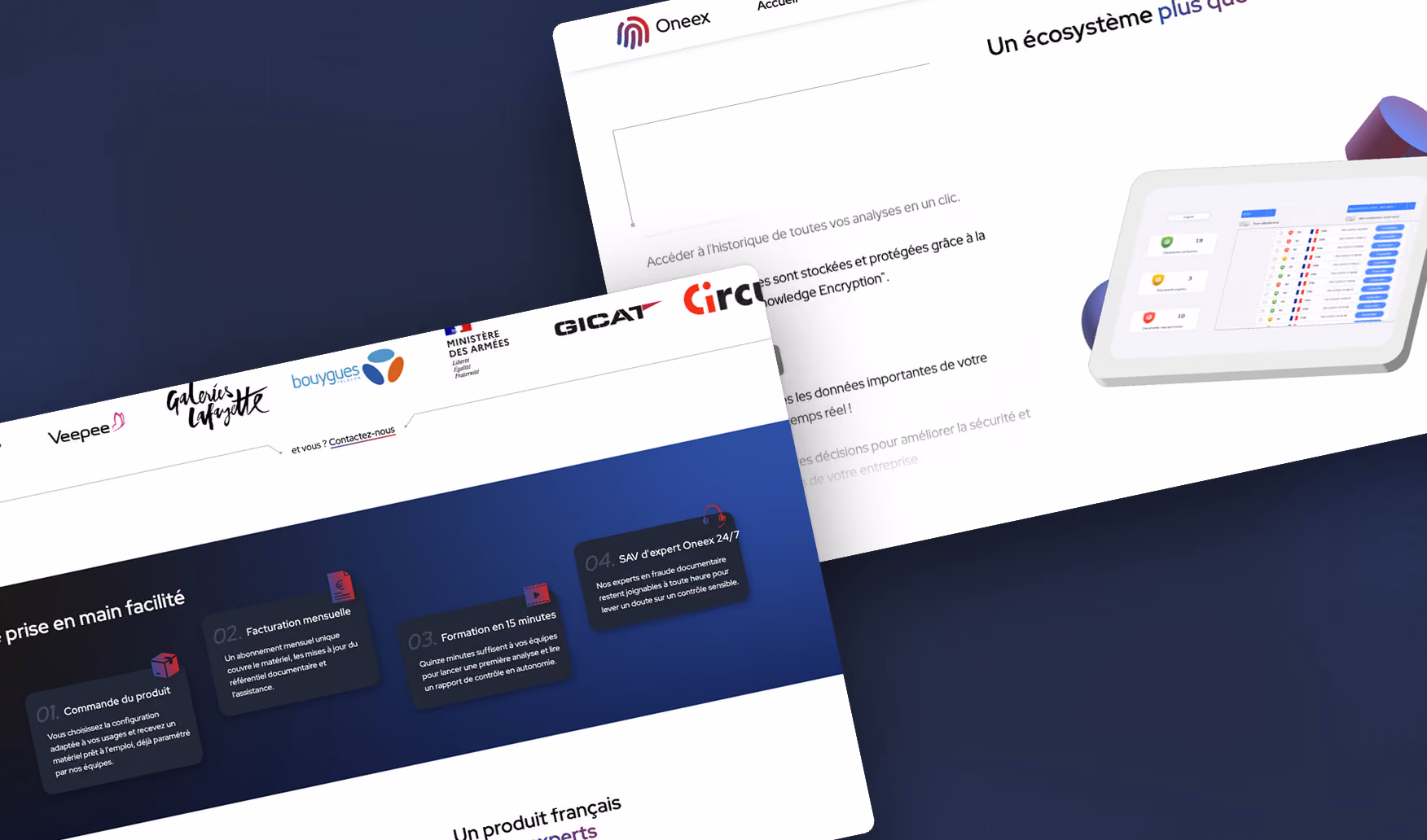 Oneex, construit 3