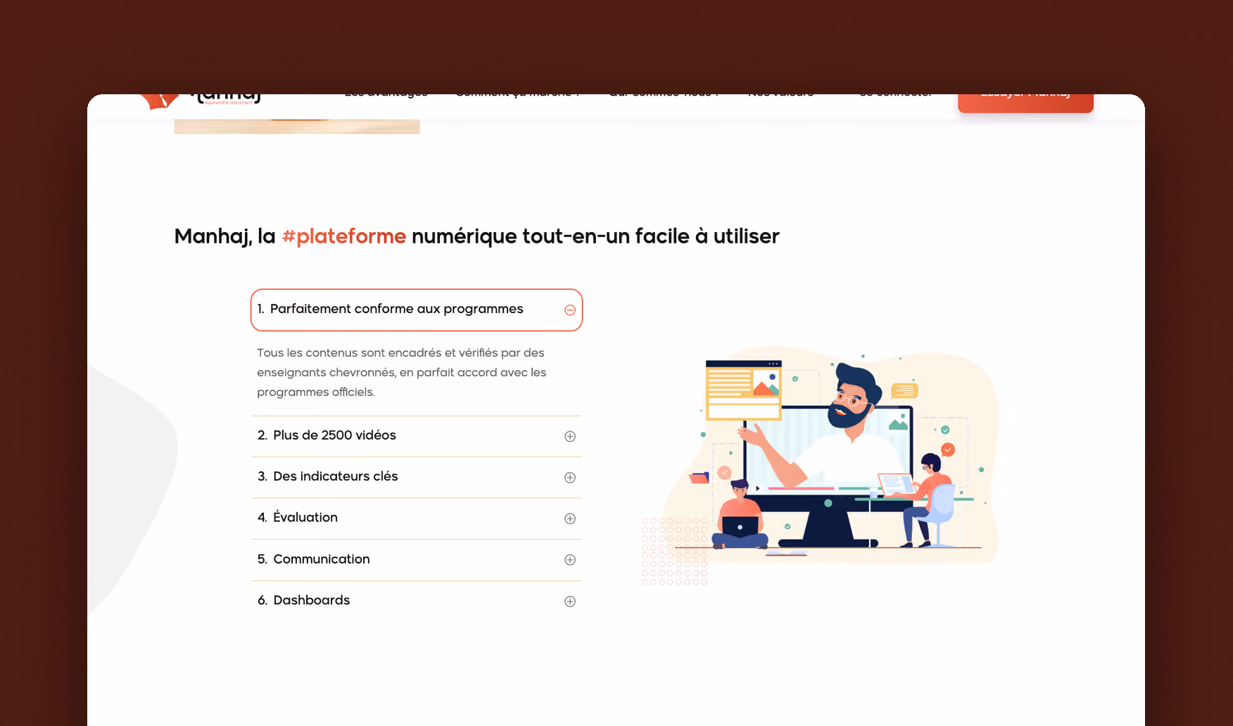 Manhaj, construit 2