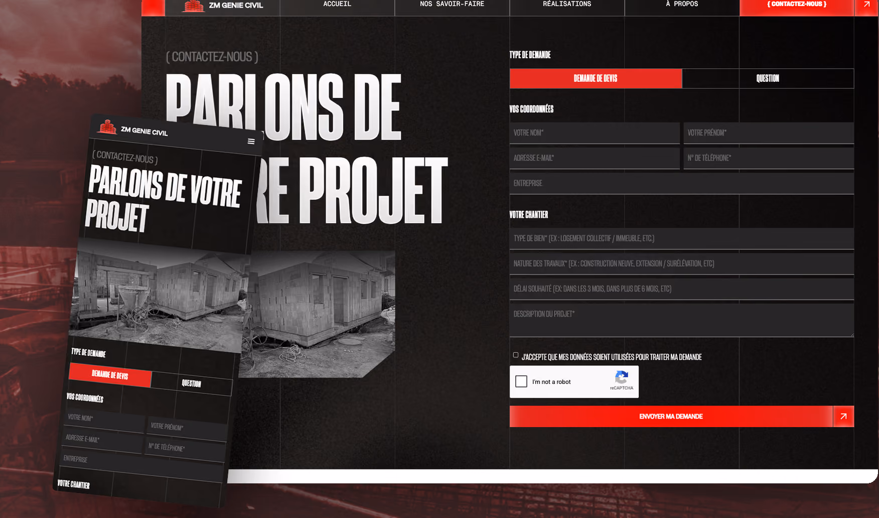 ZM Génie Civil, construit 4