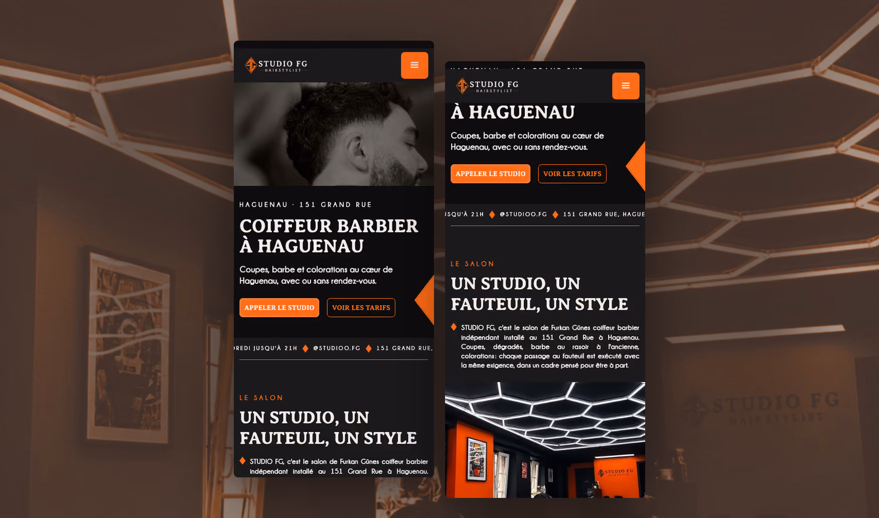 Studio FG, construit 2