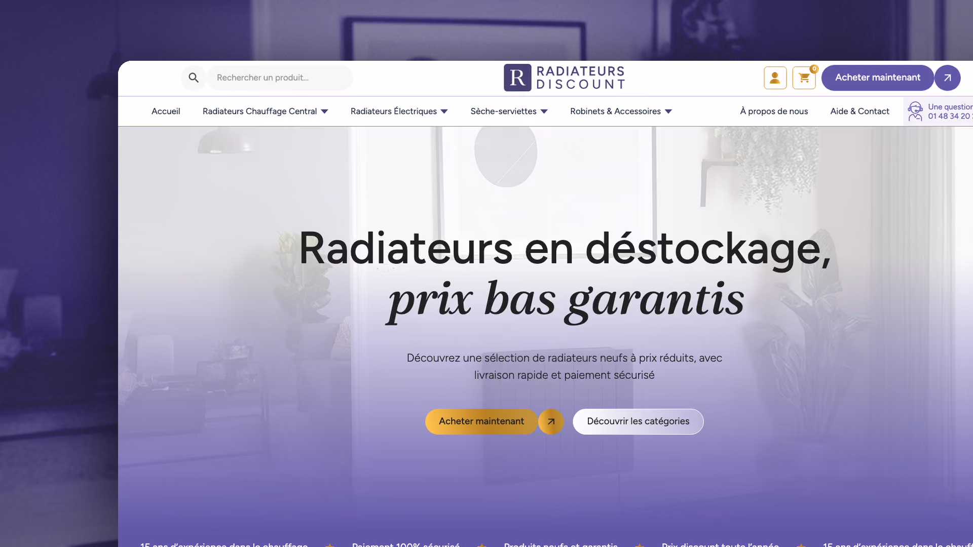 Radiateurs Discount, pleine 1