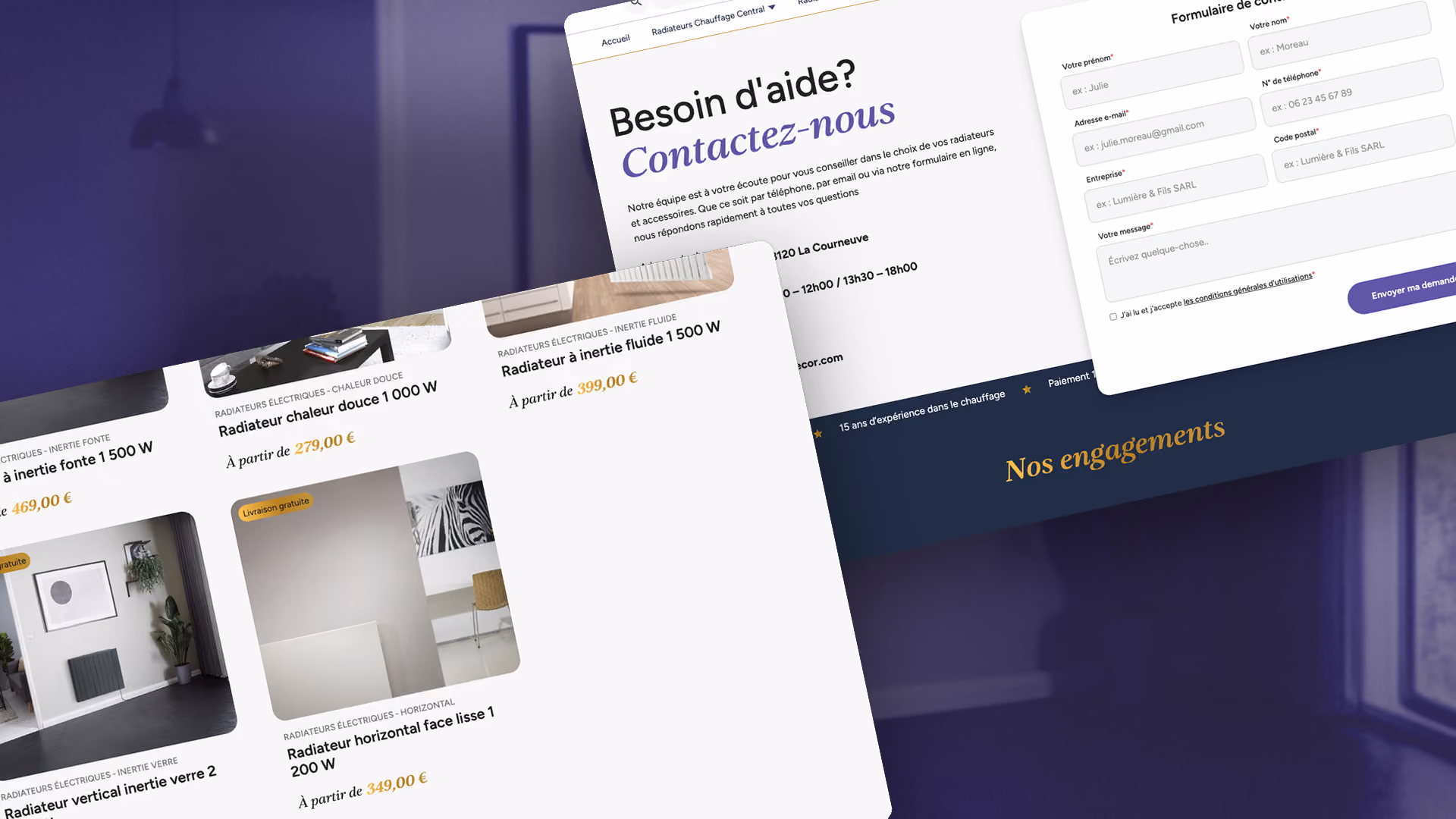 Radiateurs Discount, pleine 3