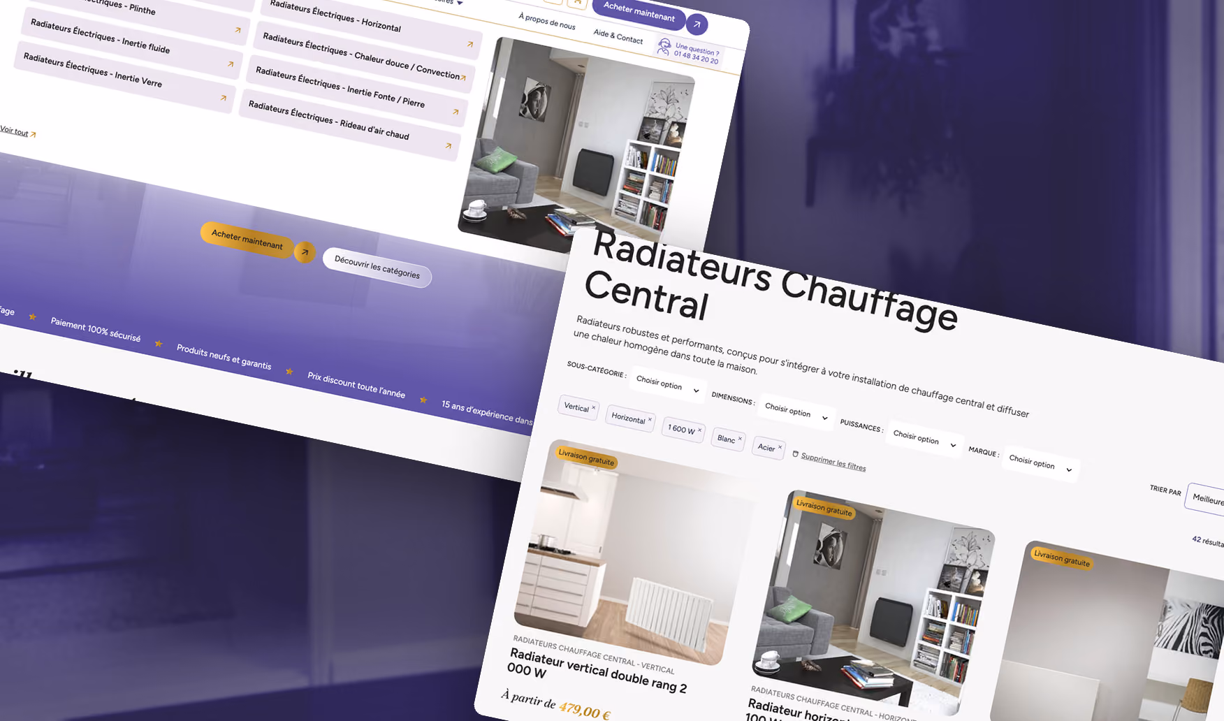 Radiateurs Discount, construit 1