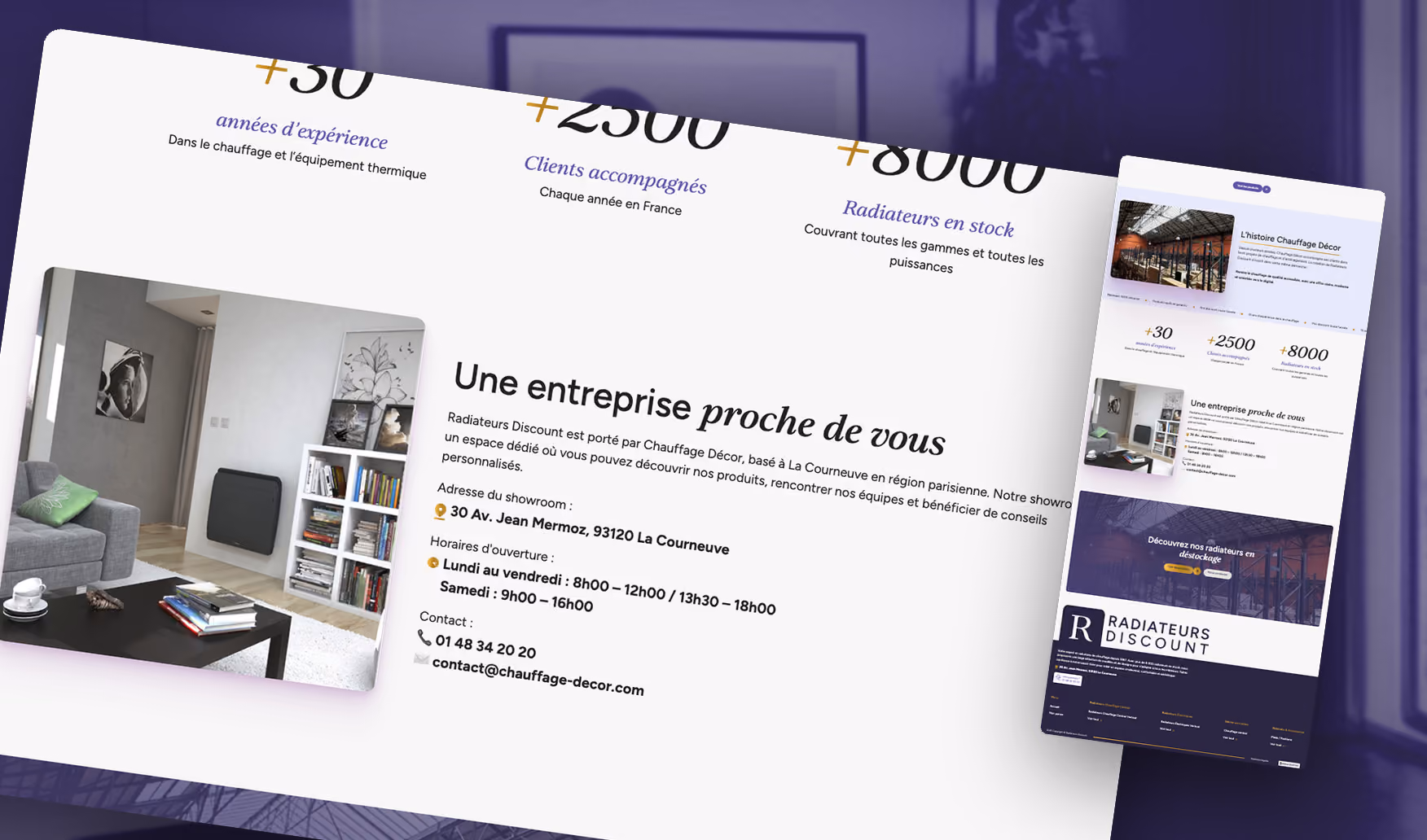 Radiateurs Discount, construit 4