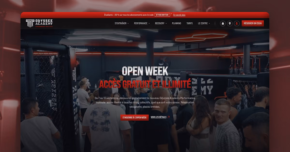 Odyssée Academy, realisation MuratDesigns
