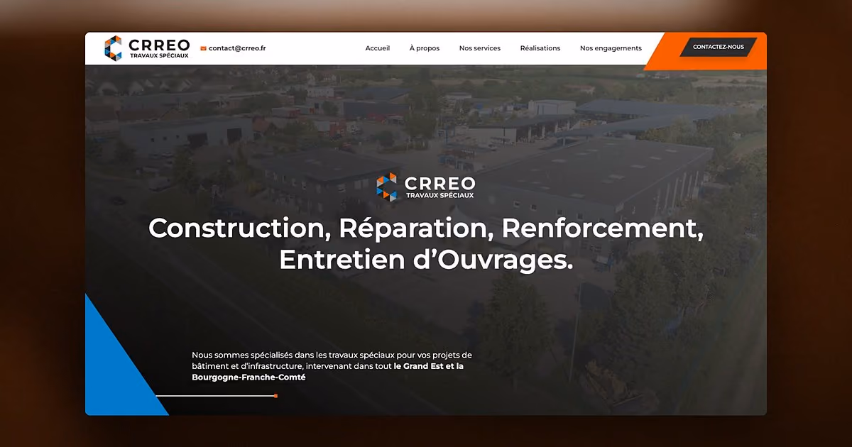 CRREO Travaux Spéciaux, realisation MuratDesigns