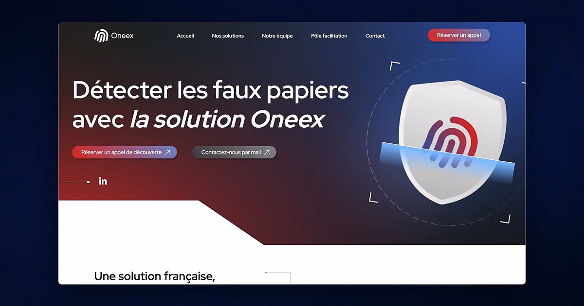 Oneex, realisation MuratDesigns