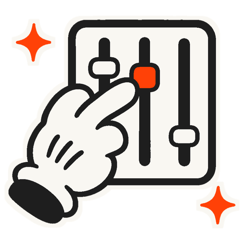 Réglages ajustés à chaque usage
