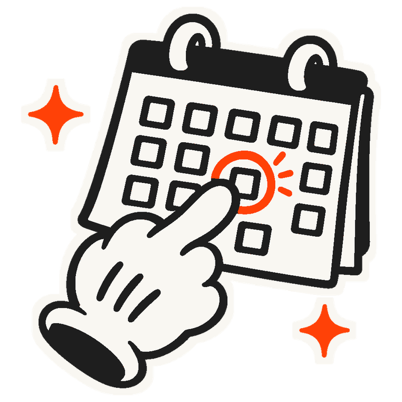 Une page de réservation posée sur le site