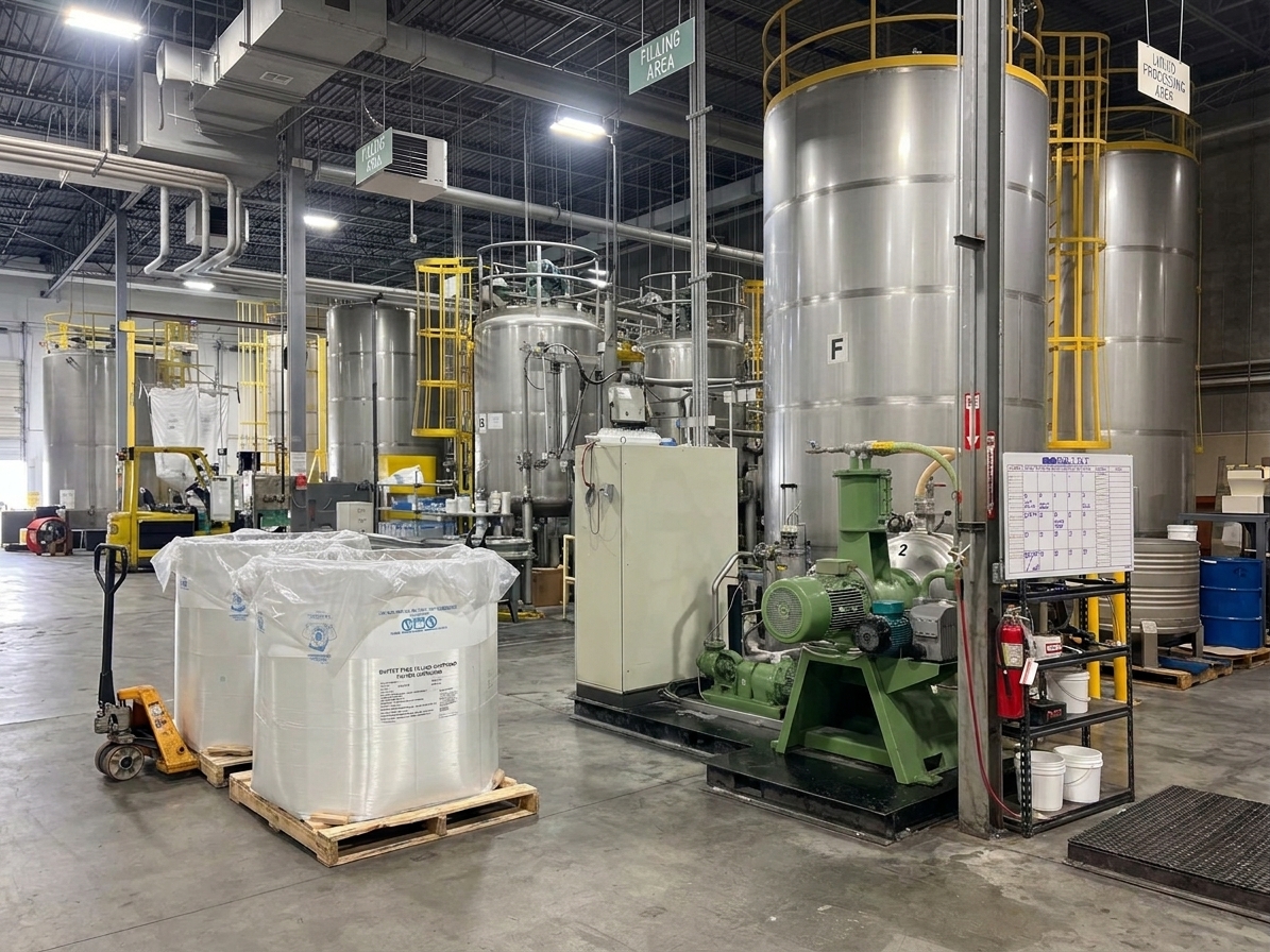 Info-Gel manufacturing floor