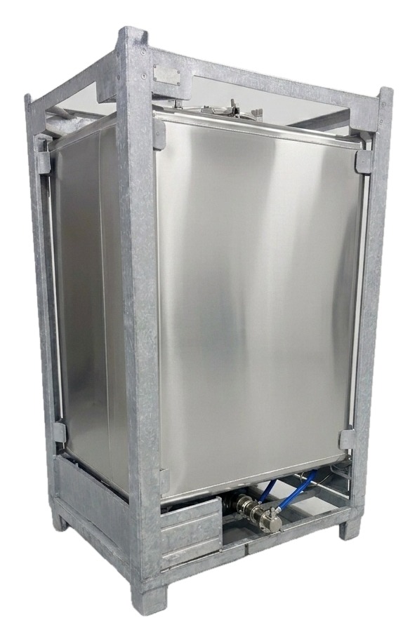 1500 L stainless steel tote
