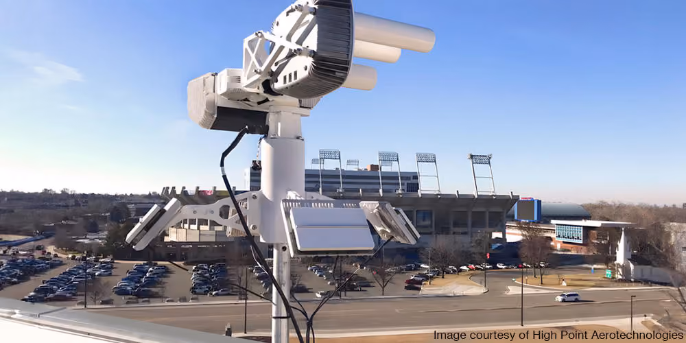 Radar monitoring critical infrastructure site