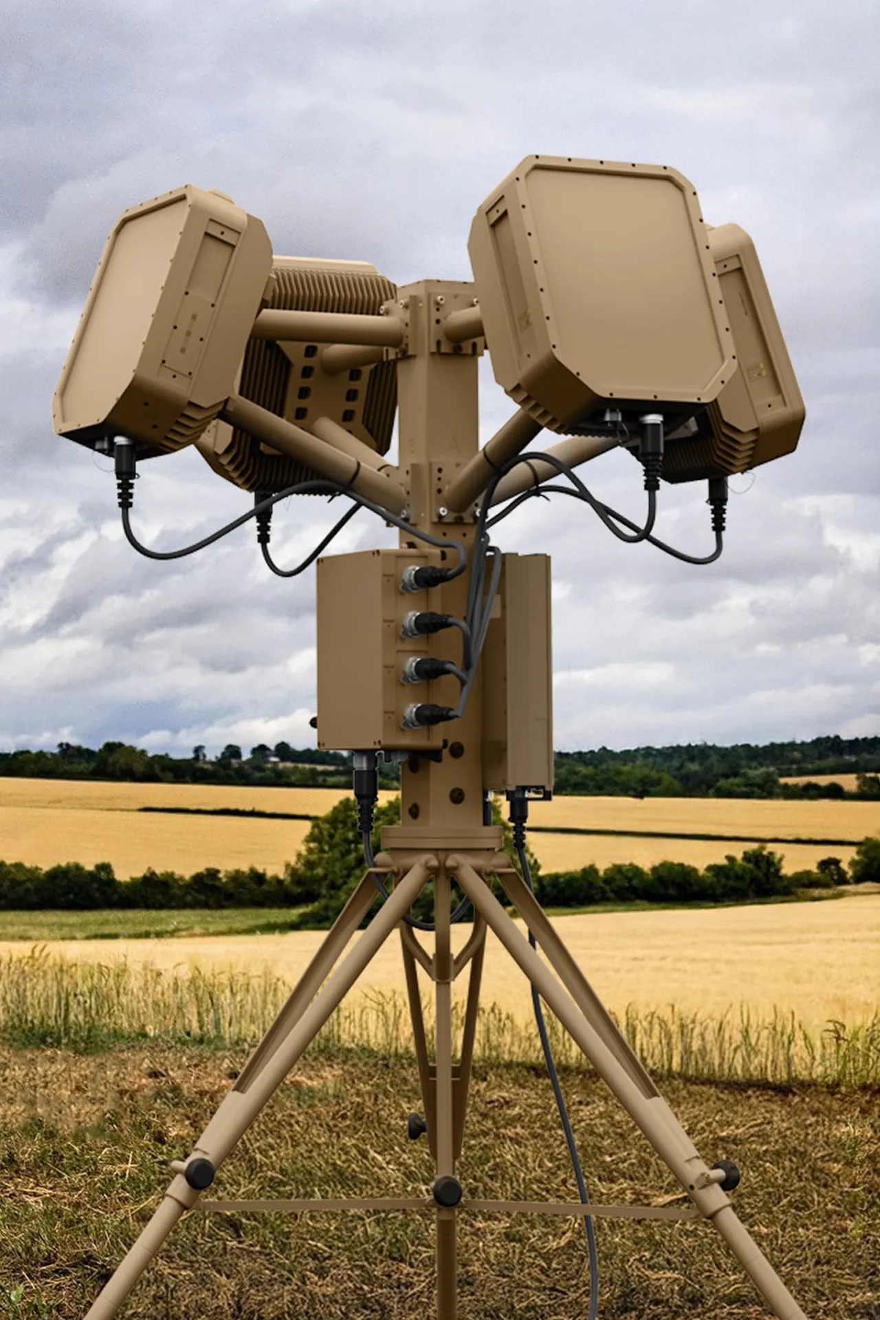 Mounted Echoshield radar devices
