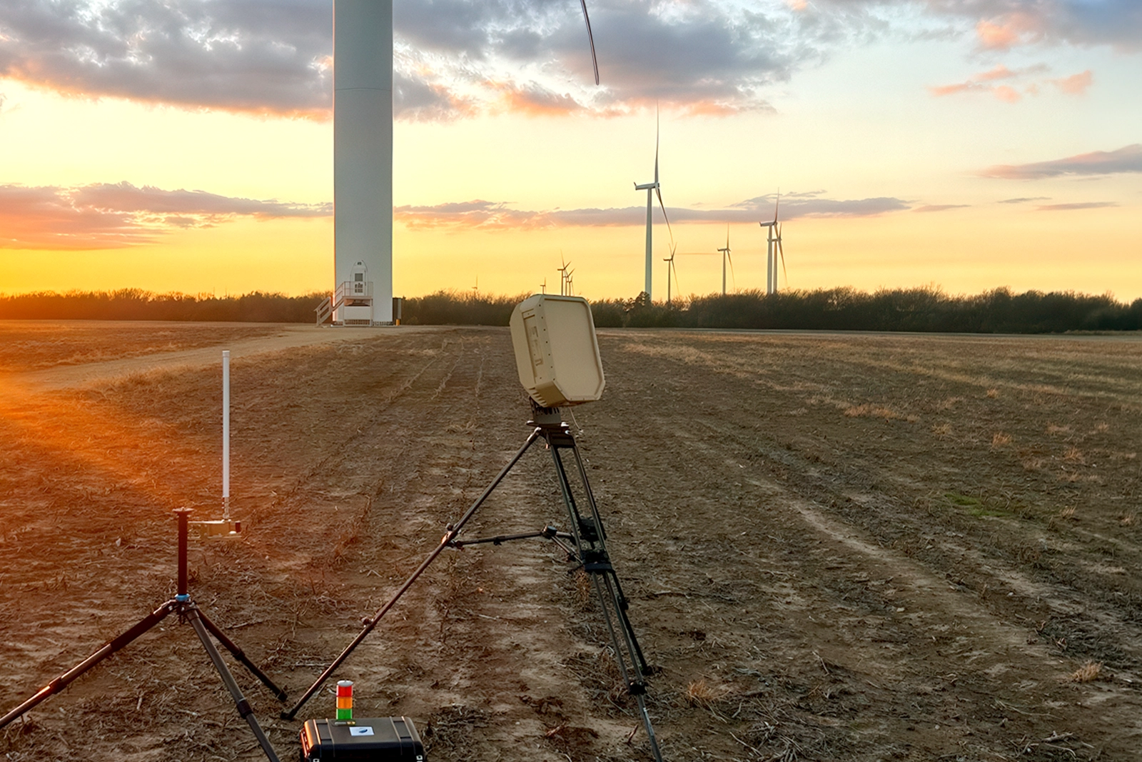EchoShield radar in a windfarm