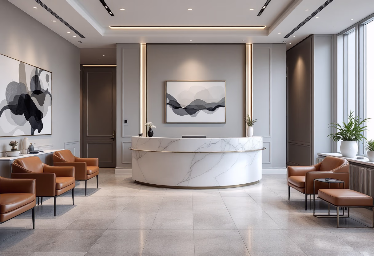 image of clean dental office environment