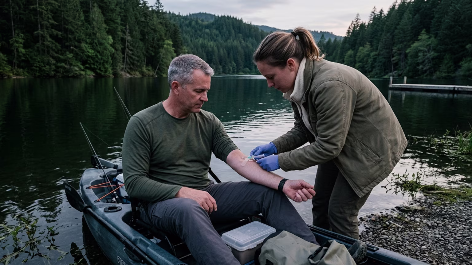 New Pilot Study Tracks Hormone Changes During Veteran Kayak Fishing