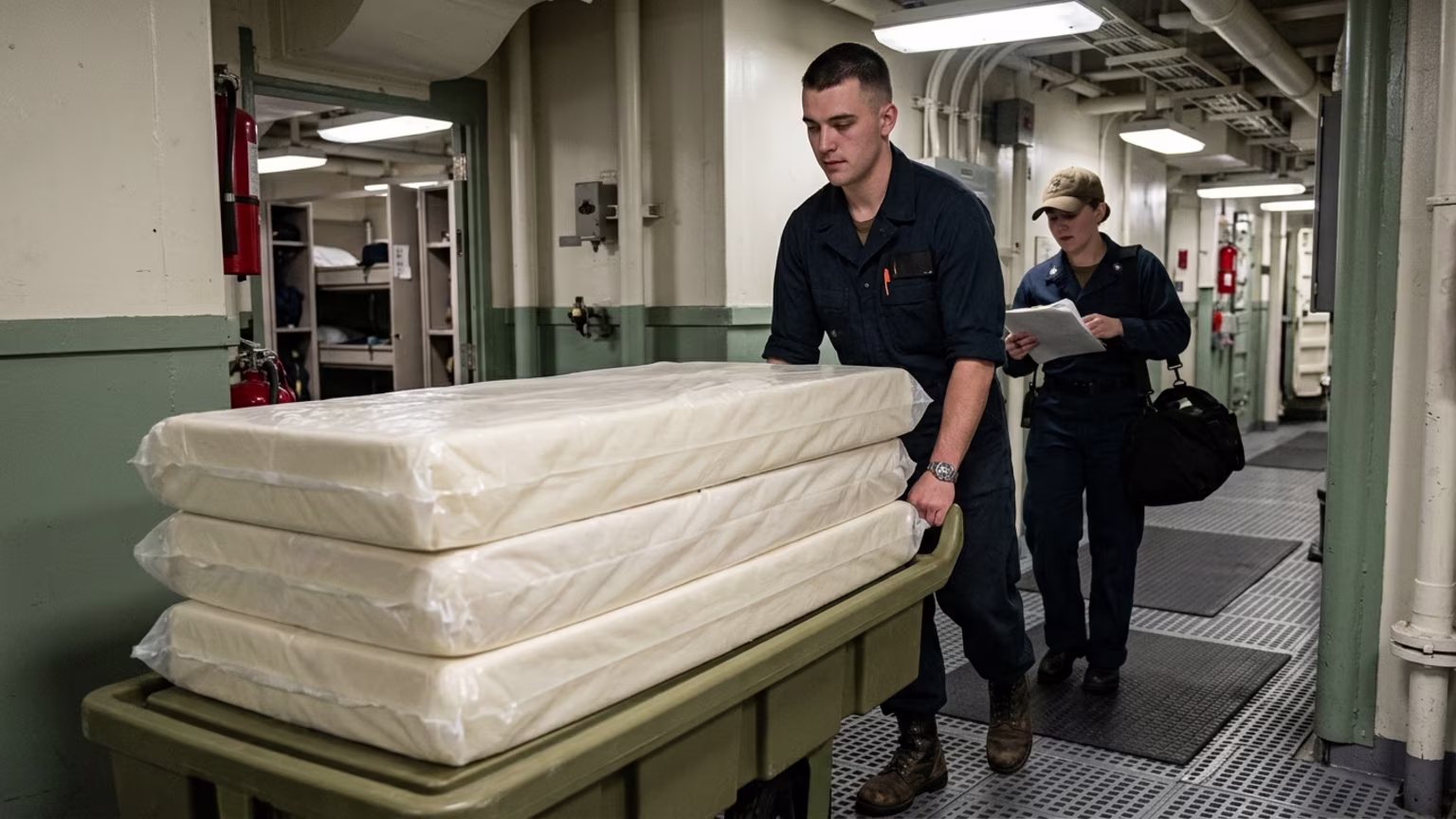 Shipboard Sleep Research: Navy Tests New Mattresses