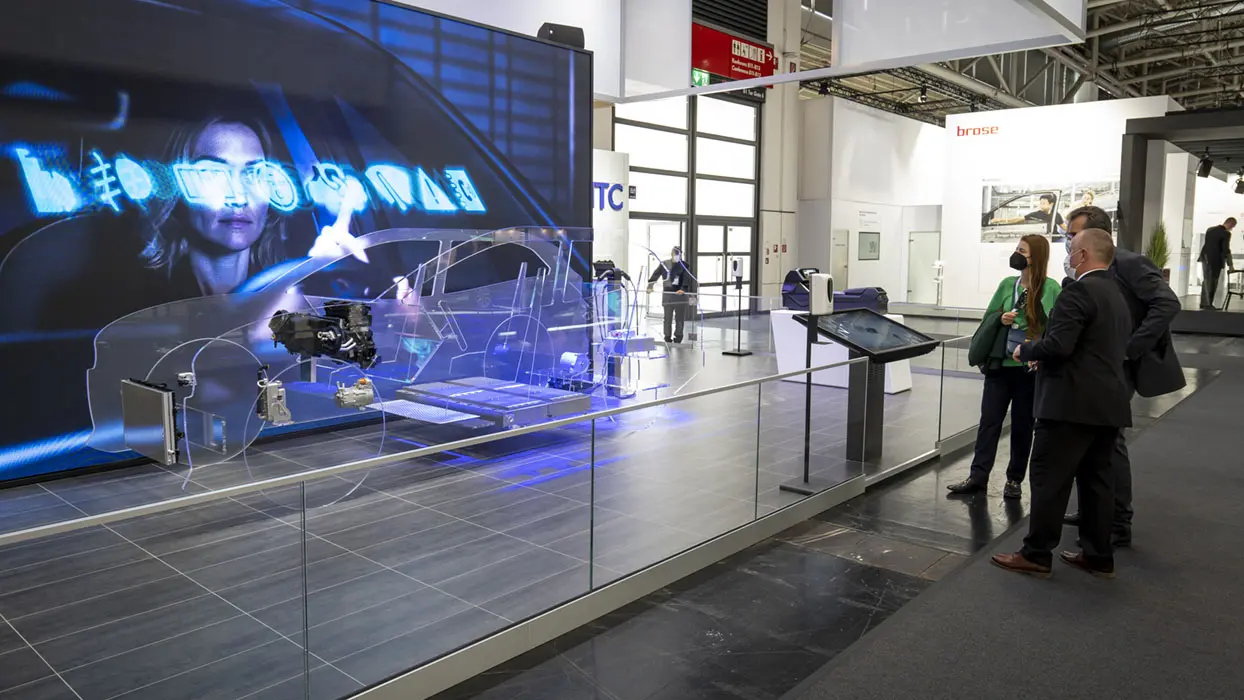 MAHLE-Messestand auf der IAA 2021, Ansicht 7