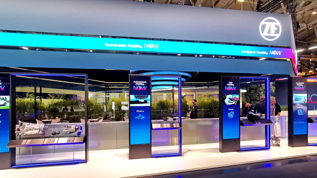 ZF-Messestand auf der IAA 2021, Ansicht 7