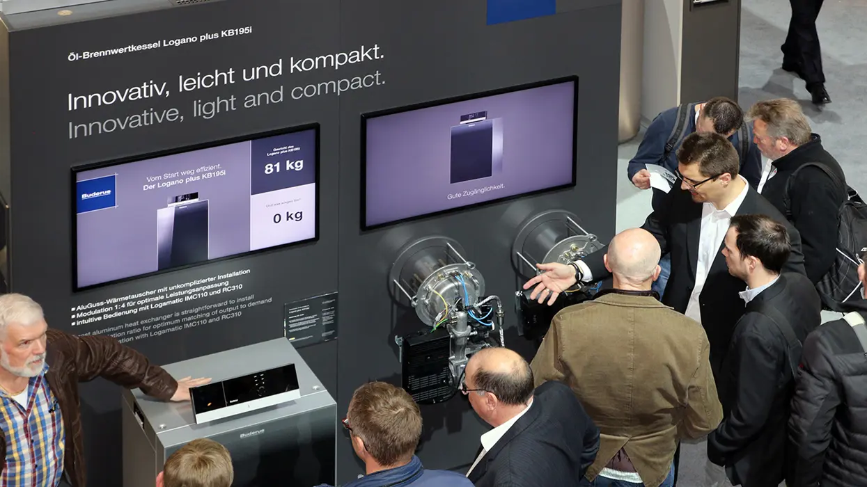 Buderus-Messestand auf der ISH, Ansicht 3